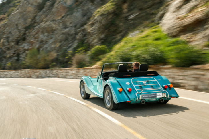 morgan rushes 1,600 km home to reveal all-new plus four