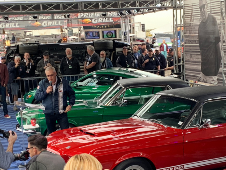 pair of experimental shelby mustangs unveiled at barrett-jackson