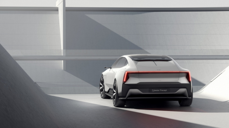 android, the polestar precept is a stunning all-electric grand touring sedan
