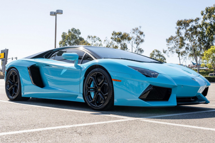 chris brown’s lamborghini is the most expensive sale on cars and bids