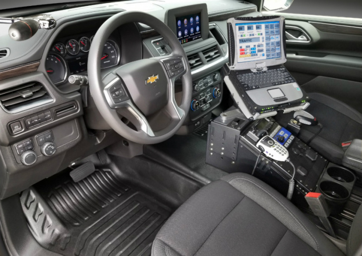 chevrolet shows off police pursuit tahoe