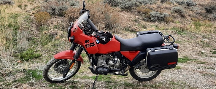 this superb 1991 bmw r 100 gs is just a few blemishes away from mint condition