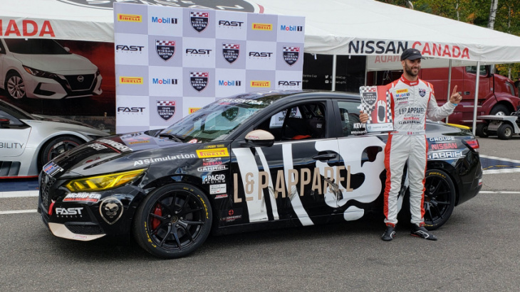 kevin king carries his success forward into winning the 2021 nissan sentra cup