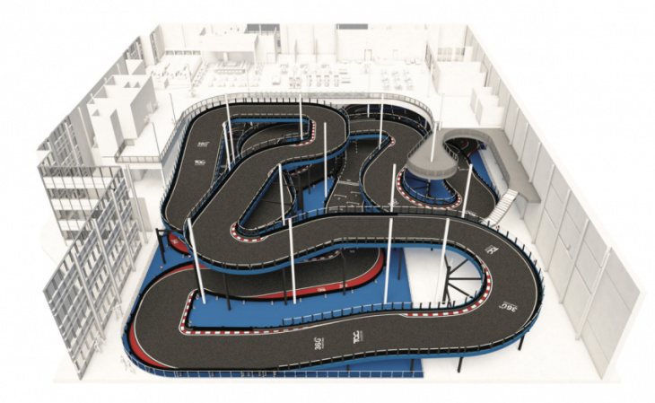 racer tagliani to open multi-level kart track 