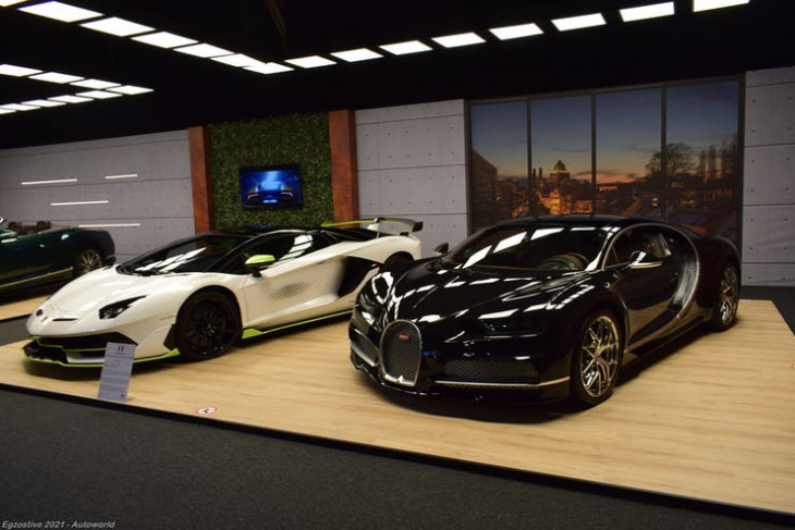 autoworld hosts dozens of supercars during the winter holidays