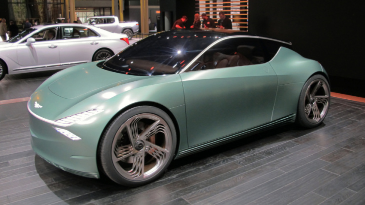 genesis mint is a 2-seater ev concept for urban environments