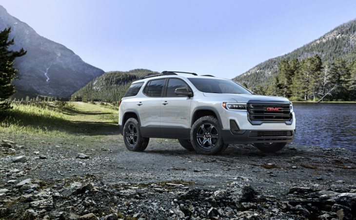 2020 gmc acadia gets an update, new at4 off-road trim