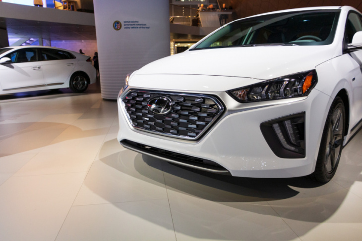 2020 hyundai ioniq gets more battery, more power, facelift in and out