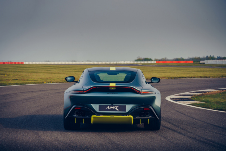 aston martin adds third pedal, drops weight for vantage amr