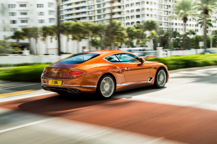 bentley continental gets fuel-sipping, better handling v8