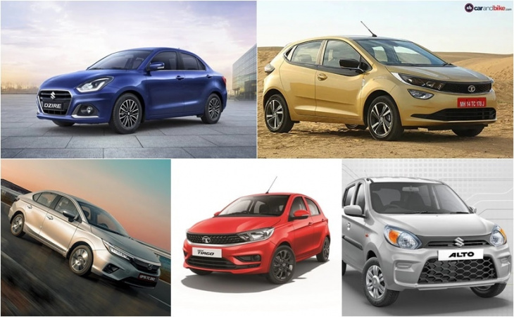 top 5 cars most searched on google in 2021 in india; maruti suzuki dzire, tata altroz, honda city and more