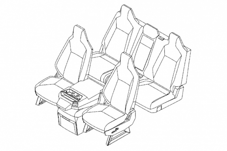 tesla cybertruck patent filing hints at the existence of folding rear seats