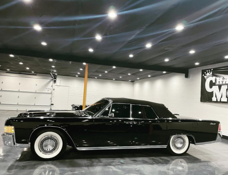 kevin durant's latest whip is a bespoke 1960s lincoln continental convertible