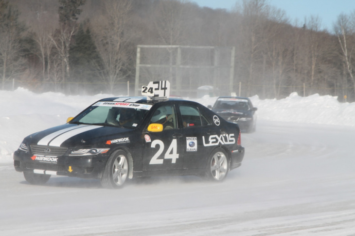 racing into an ontario winter with lexus