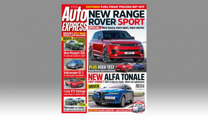 range rover sport breaks cover in this week’s auto express