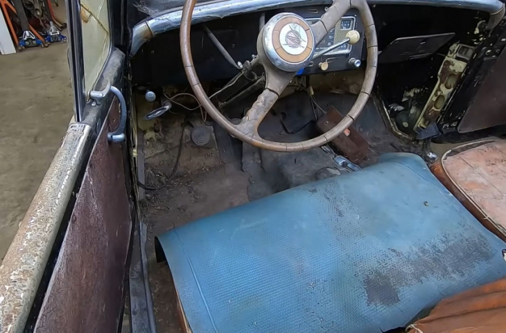 1949 willys jeepster spent 46 years in a barn, comes back to life for christmas