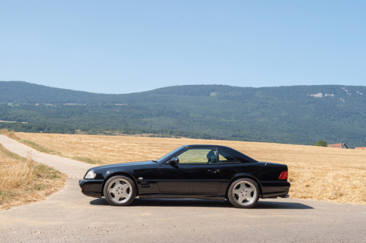 mercedes sl with a pagani v12 for sale