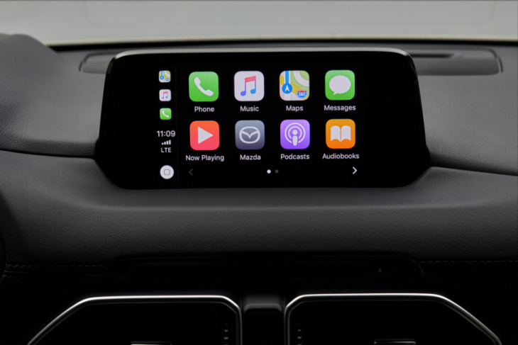 android, mazda relents and includes apple carplay