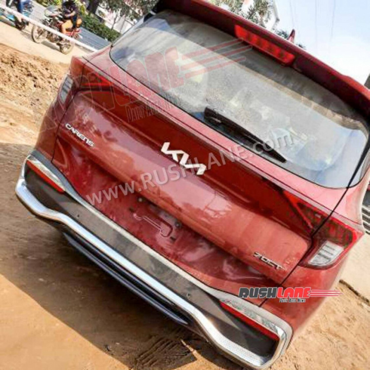 android, kia carens red colour automatic dct top variant spied undisguised