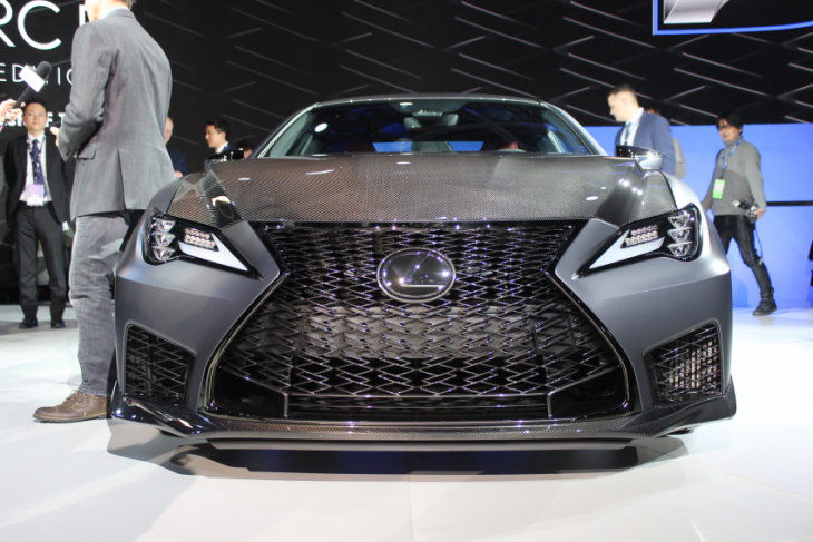 2020 lexus rc f takes it to the track