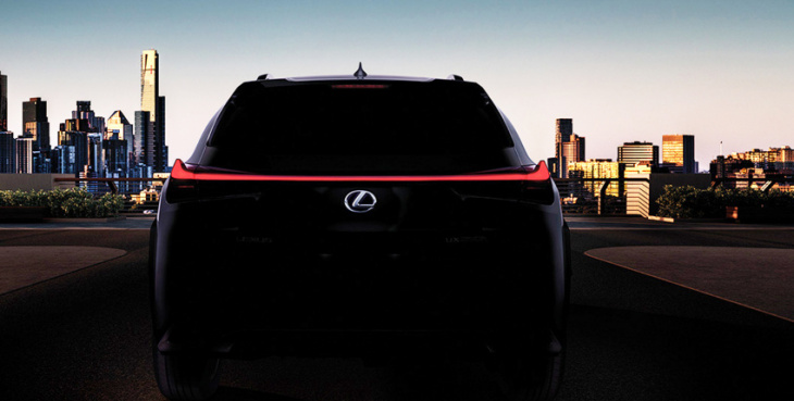 lexus reveals first ux cuv image