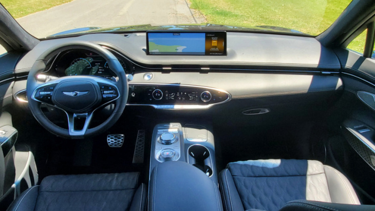 android, first drive: 2022 genesis gv70