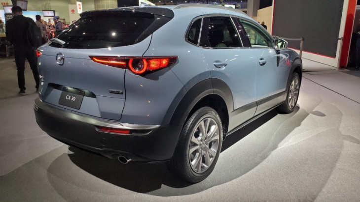 android, mazda cx-30 makes north american debut in los angeles