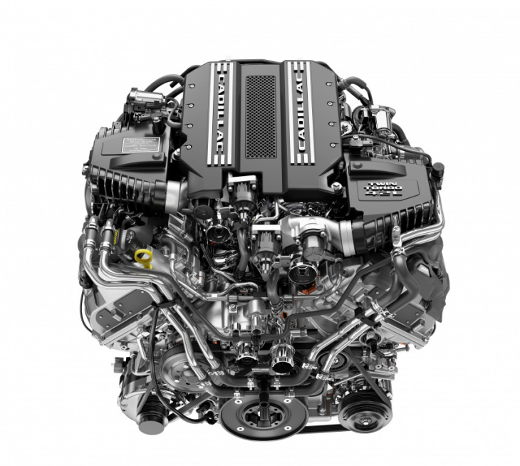 the cadillac ct6 v-sport will be powered by an all-new twin turbo v8