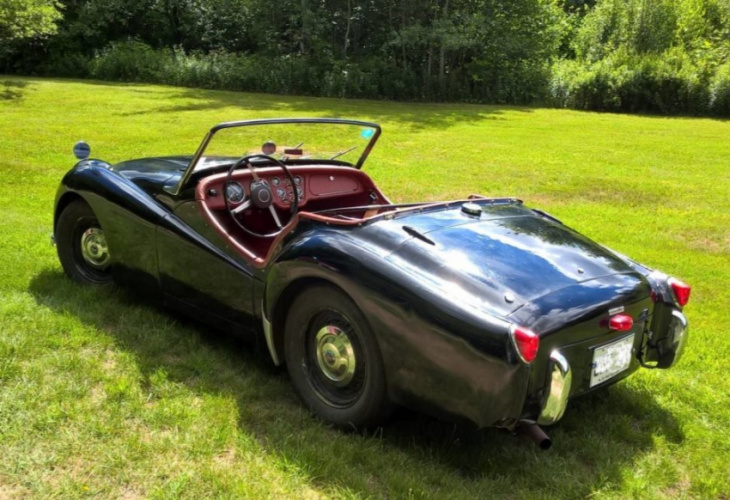 triumph tr2 owned by montreal resident for 64 years, now for sale 