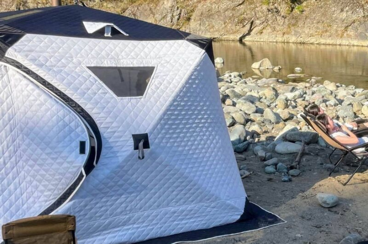 the iam portable tent sauna aims to make your outdoor adventures even better