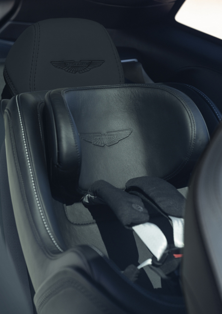 aston martin's showing us dbx accessories before the dbx, but that's ok because cute dogs