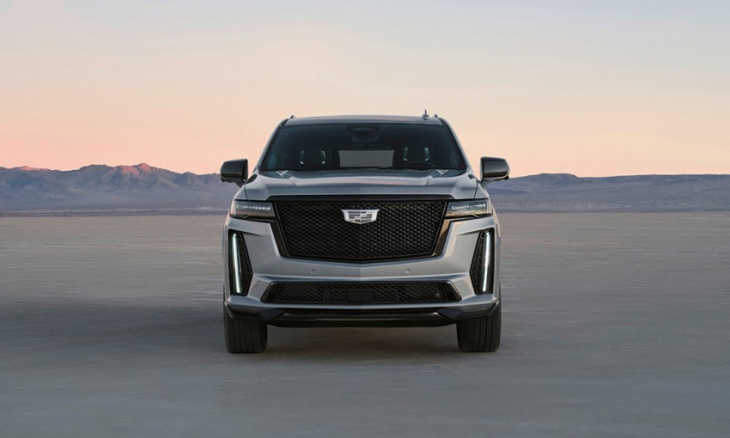 the cadillac escalade-v is a full-size performance suv with 682hp