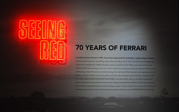 70 years of ferrari at the petersen museum