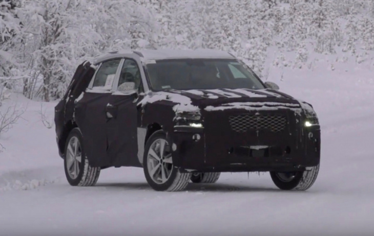genesis gv80 spotted, company’s first suv (video)