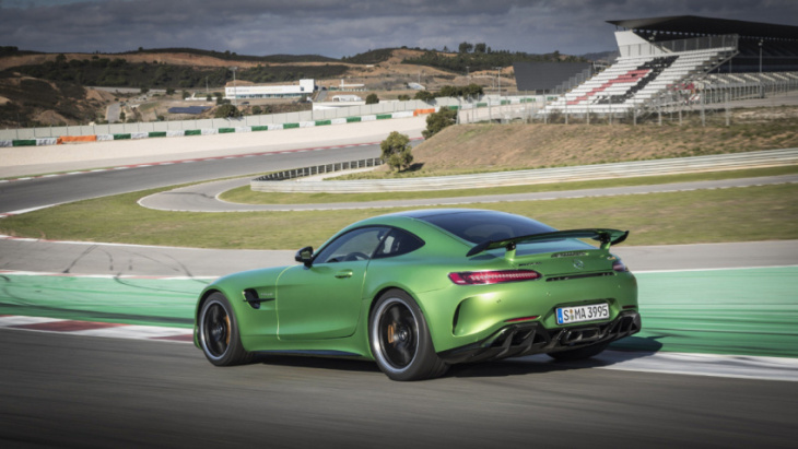 mercedes-amg gt r is big, fast and loud