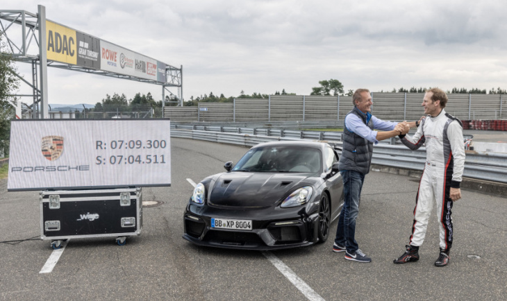 porsche 718 cayman gt4 rs previewed, laps nurburgring in 7:09.300
