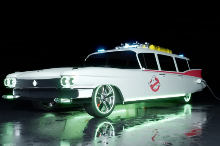five iconic cars from tv and film reimagined as electric vehicles