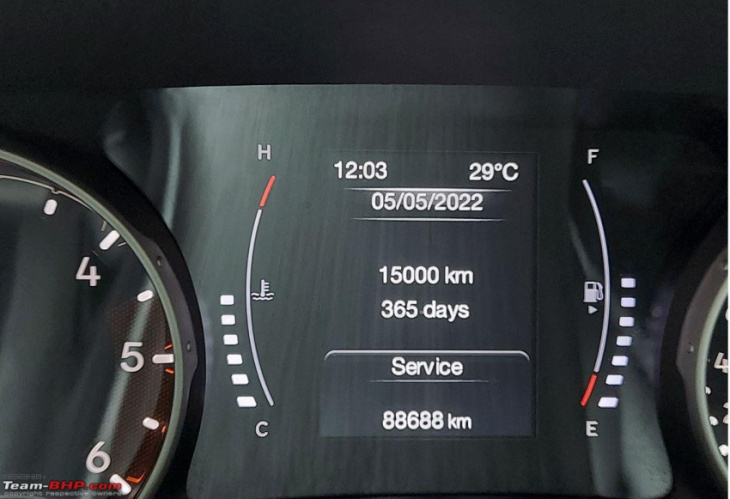 jeep compass limited (o) 4x4: 90000 km service update