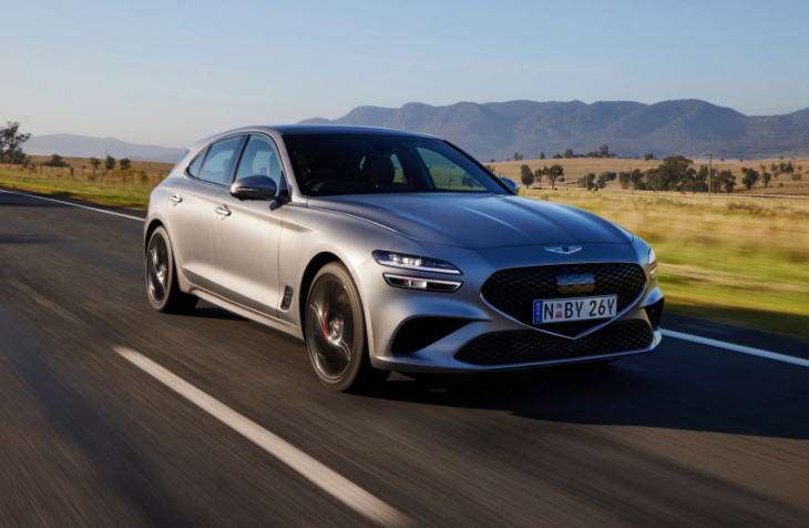 android, genesis g70 shooting brake on sale in australia from $79,000