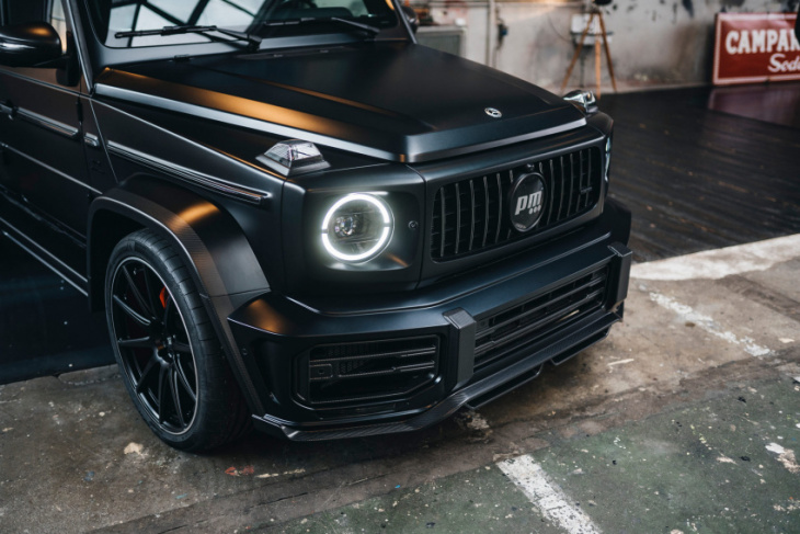 performmaster’s mercedes-benz g805 poses with widebody kit and 805 hp