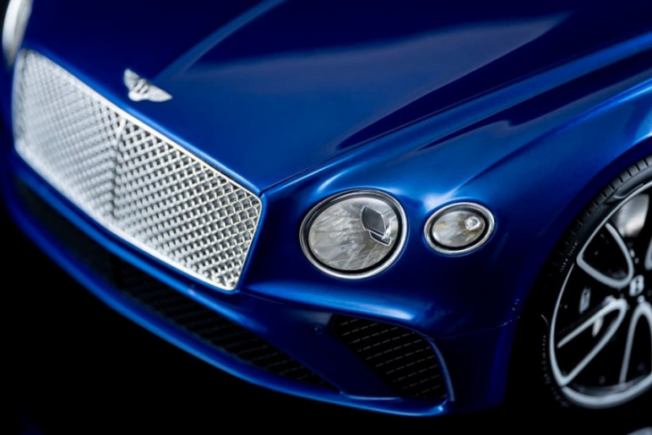 bentley continental gt given the scale model treatment