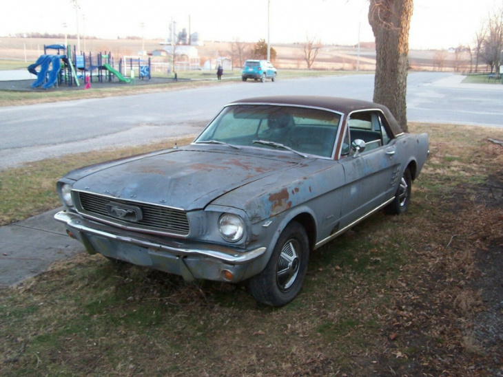 1966 ford mustang hopes a few rust holes won’t scare you away, mysterious engine