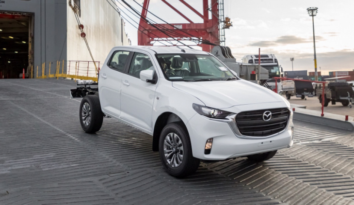 android, first 2021 mazda bt-50 examples land in australia