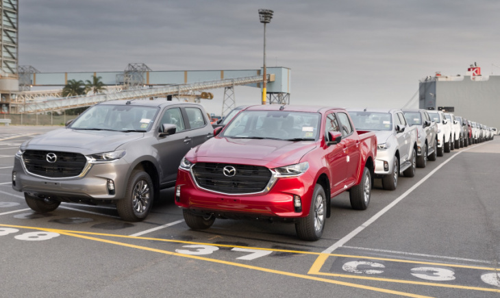 android, first 2021 mazda bt-50 examples land in australia