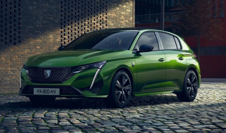 2022 peugeot 308 debuts with 165kw plug-in hybrid
