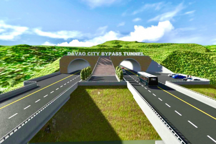 dpwh starts connecting 2.3-km davao city bypass tunnel
