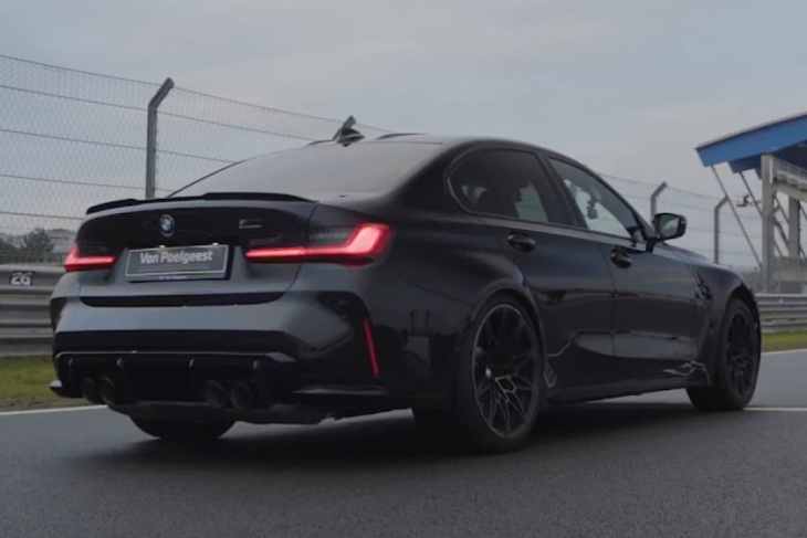 watch a bmw m3 competition get humiliated by an i4 m50