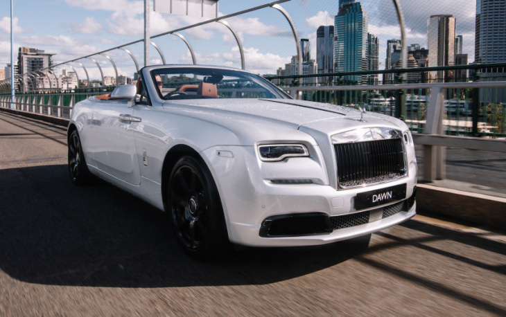 rolls-royce dawn silver bullet lands in australia, only 1 in the country