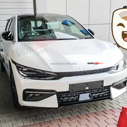 kia ev6 electric spied in red, silver, black, white colours – new teaser