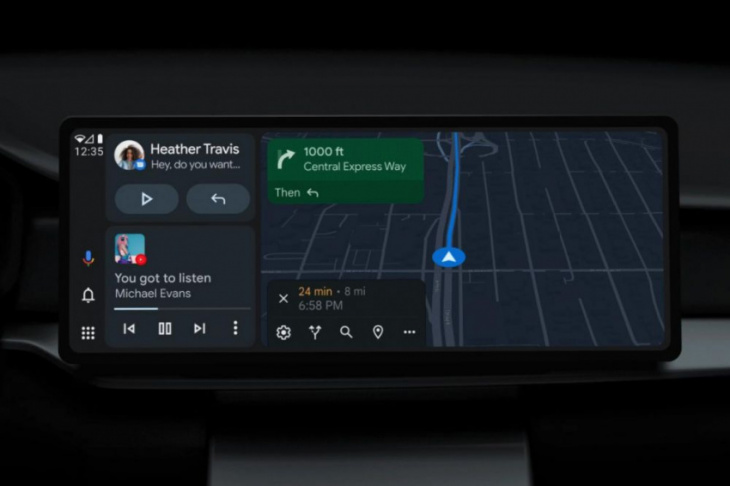 android, android auto update coming mid-year with split-screen layout